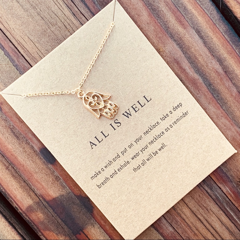 ALL IS WELL ♡ Gift Necklace - Picture 4 of 5